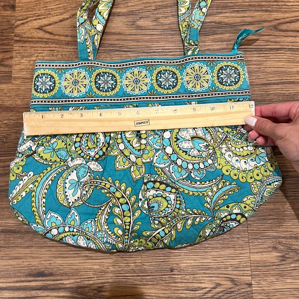 Vera Bradley Vintage Teal Purse - Picture 5 of 5
